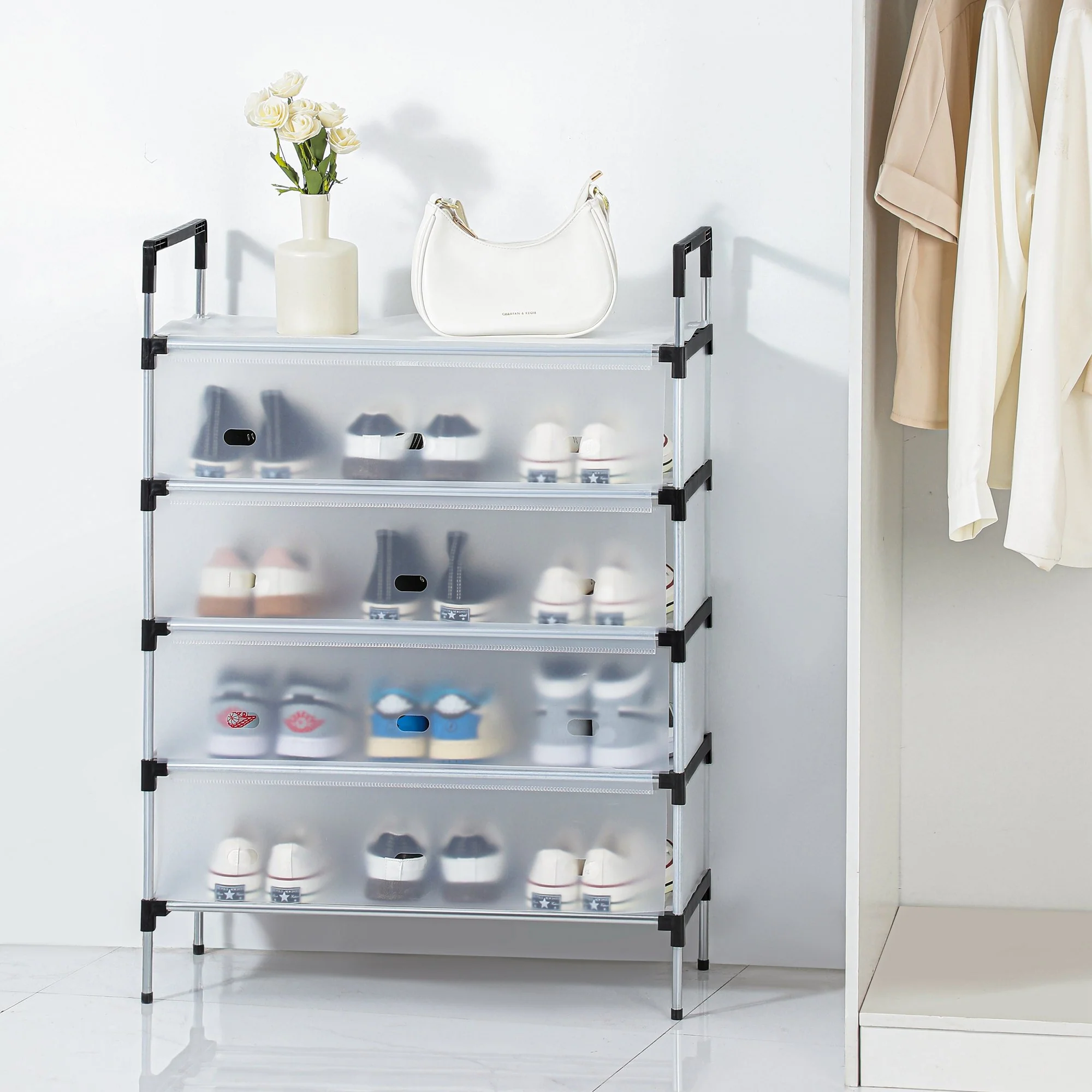 Multi-Tier Dust-Proof Shoe Rack - Image 4