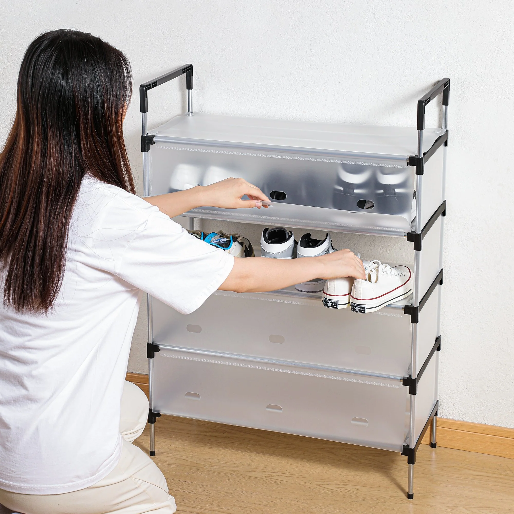 Multi-Tier Dust-Proof Shoe Rack - Image 5