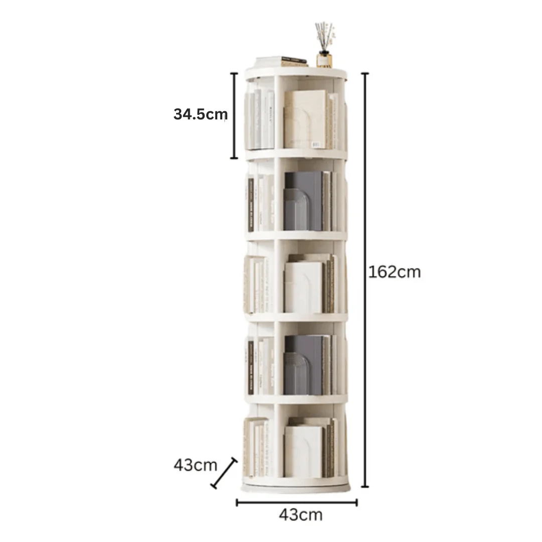 Multi-Tier Plastic Book Storage Cabinet(43cm) - Image 8
