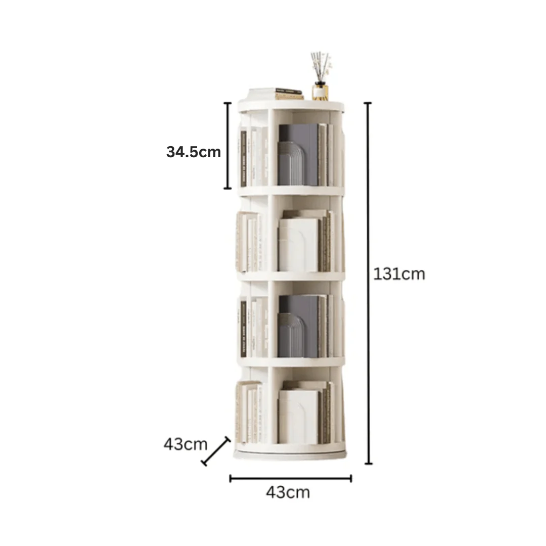 Multi-Tier Plastic Book Storage Cabinet(43cm) - Image 9