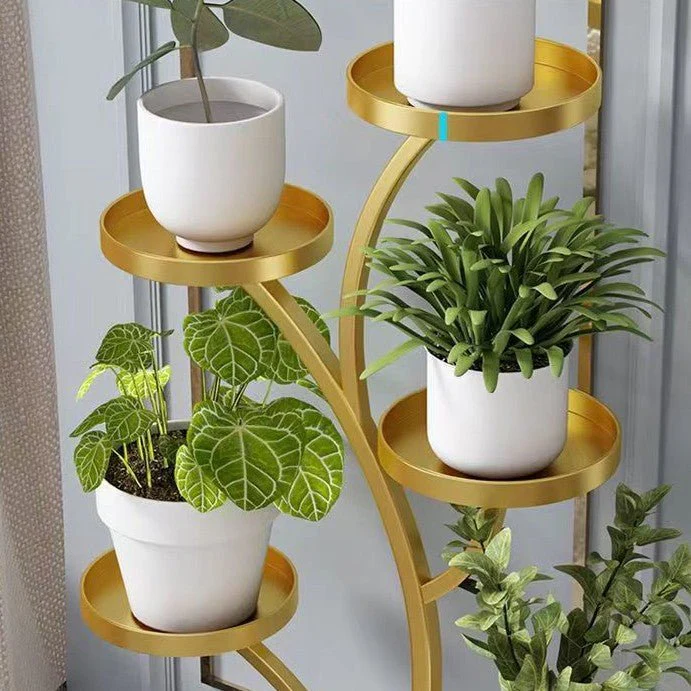 Multi-Tier Rolling Indoor Plant Display Stand - Image 4