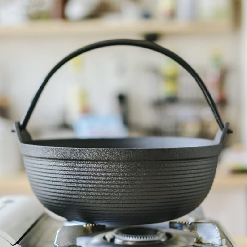 Multi-Use Cast Iron Miso Soup Pot with Wooden Lid(24.5cm) - Image 3