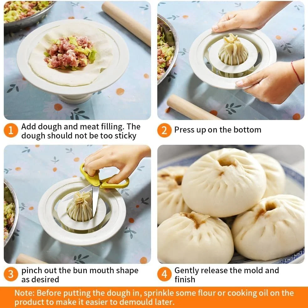 Multi-Use Dumpling Molding Wrapper Press Gadget - Image 5