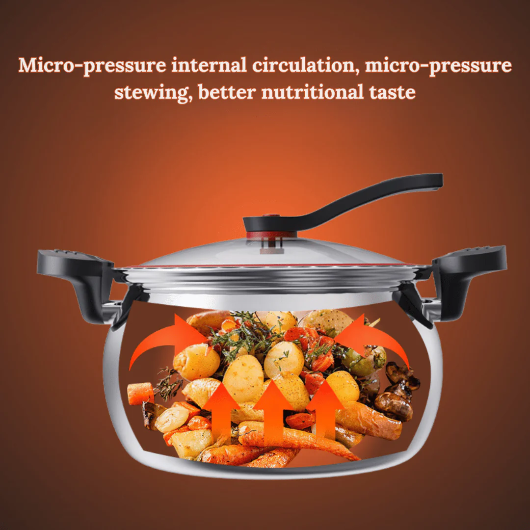 Multi-Use Micro-Pressure Cooker with Handle - Image 3