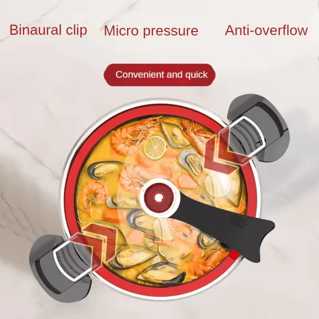 Multi-Use Micro-Pressure Cooker with Handle - Image 4