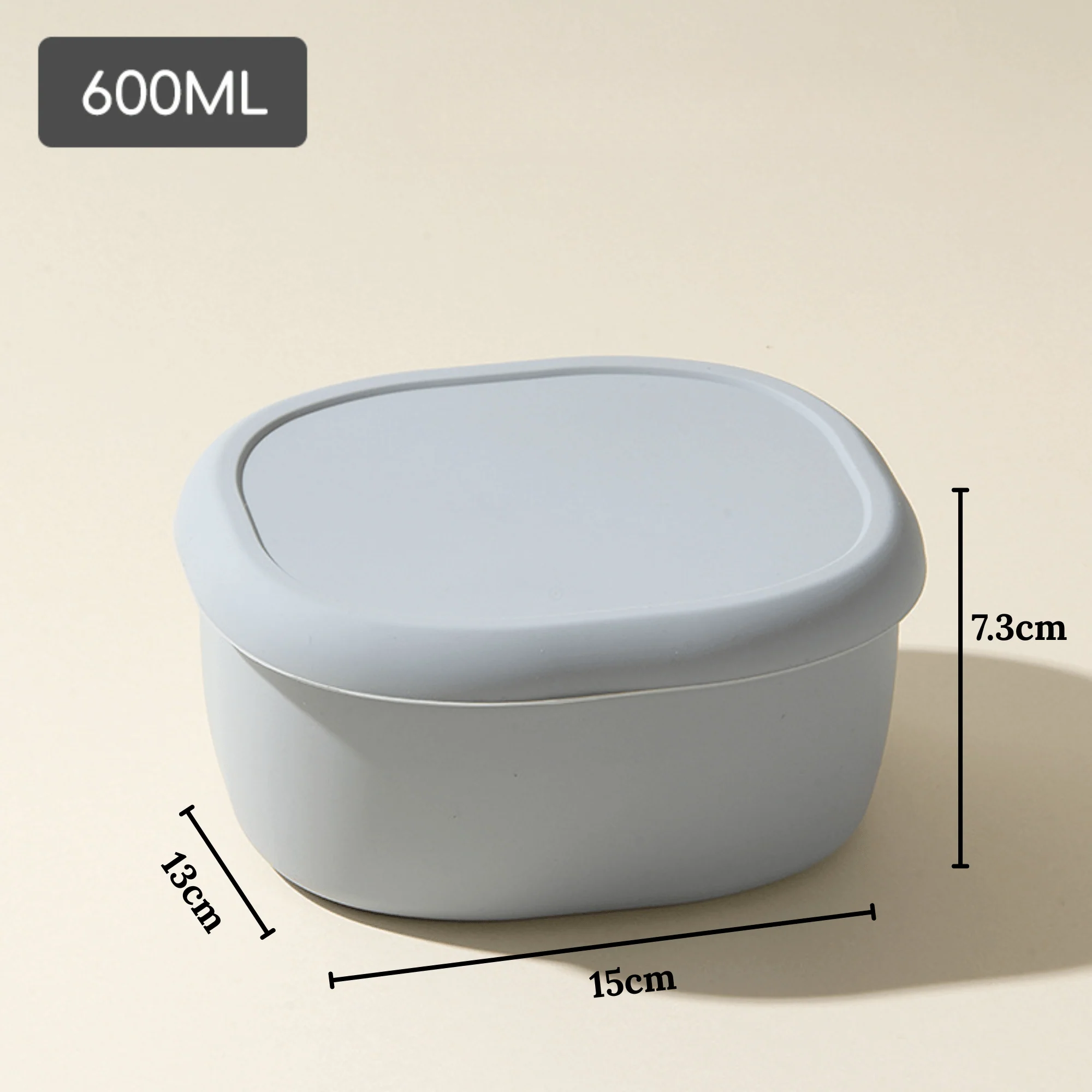 Multi-Use Silicone Food Storage Container with Lid for Daily Storage - Image 7