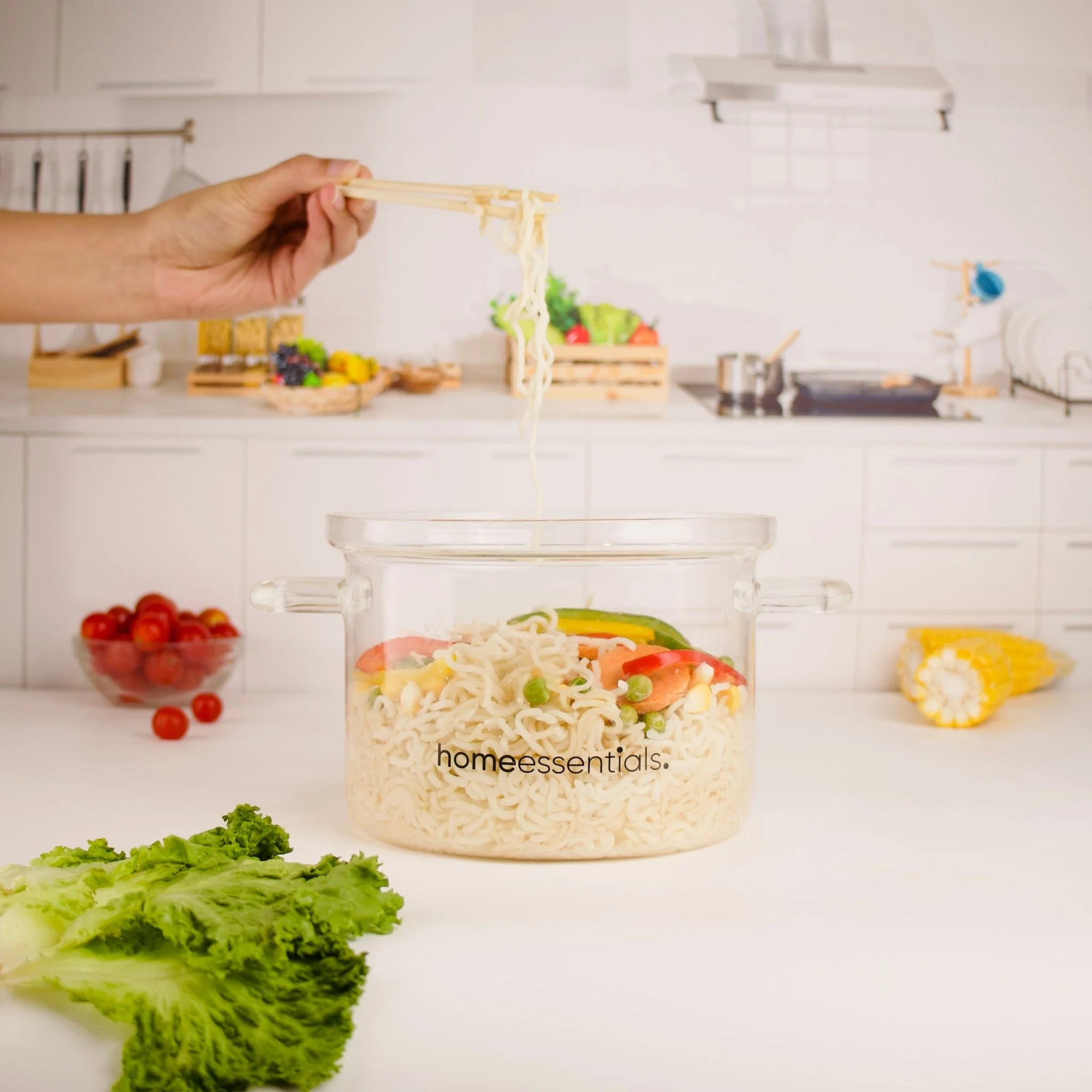 Multifunctional Borosilicate Glass and Stainless Steel Steamer Pot - Image 5