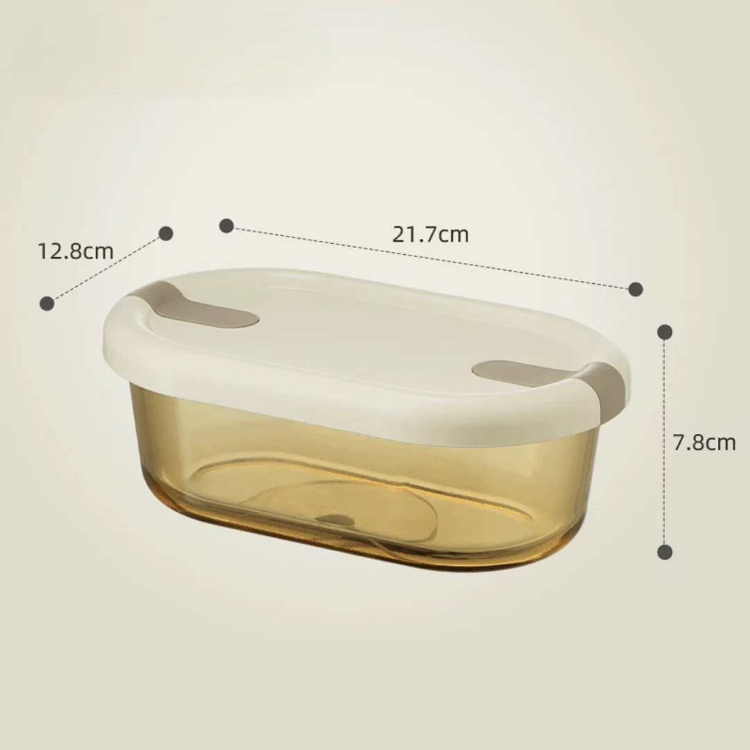 Multi-Functional Microwave-Safe Glass Lunch Box with Sealed Compartment(750ml) - Image 7