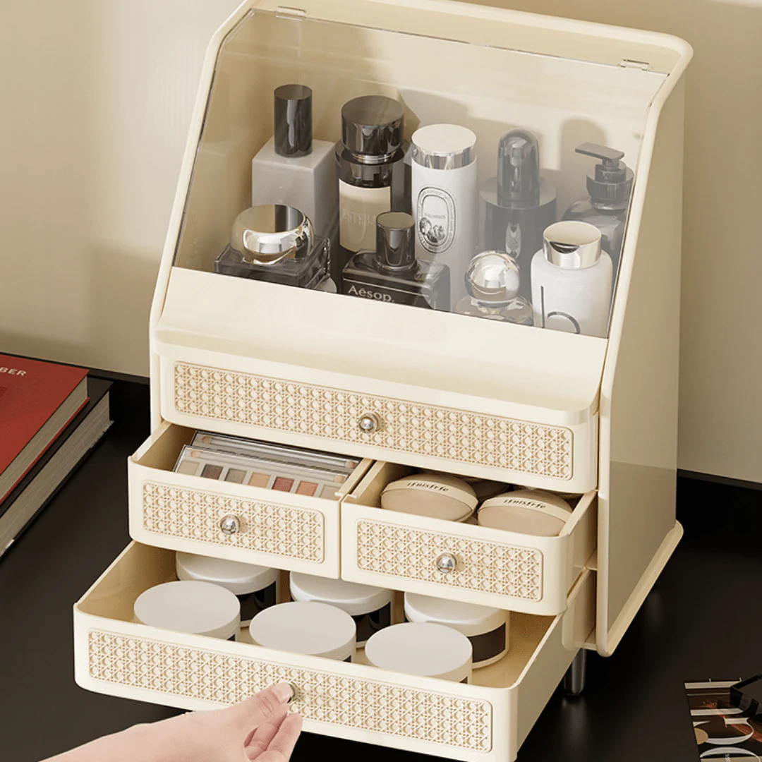 Multi-Layer Drawer Organizer Box for Cosmetics & Jewelry Storage - Image 2