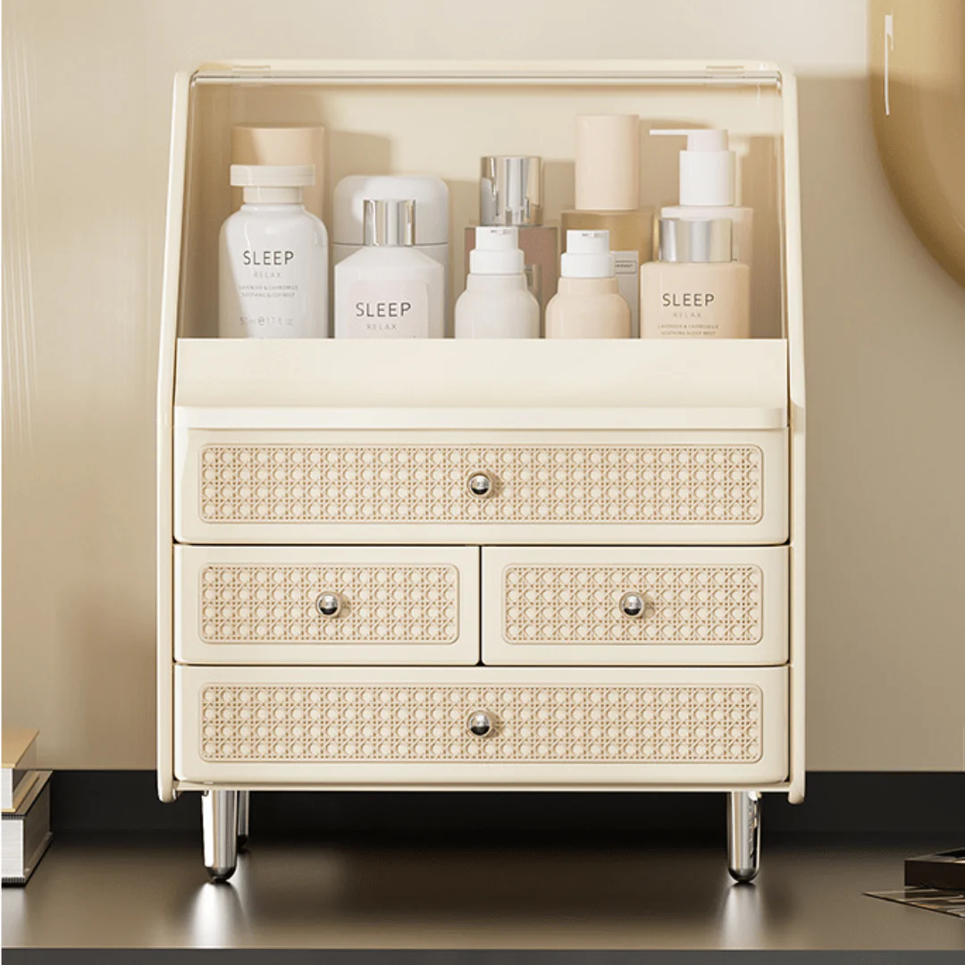 Multi-Layer Drawer Organizer Box for Cosmetics & Jewelry Storage - Image 3