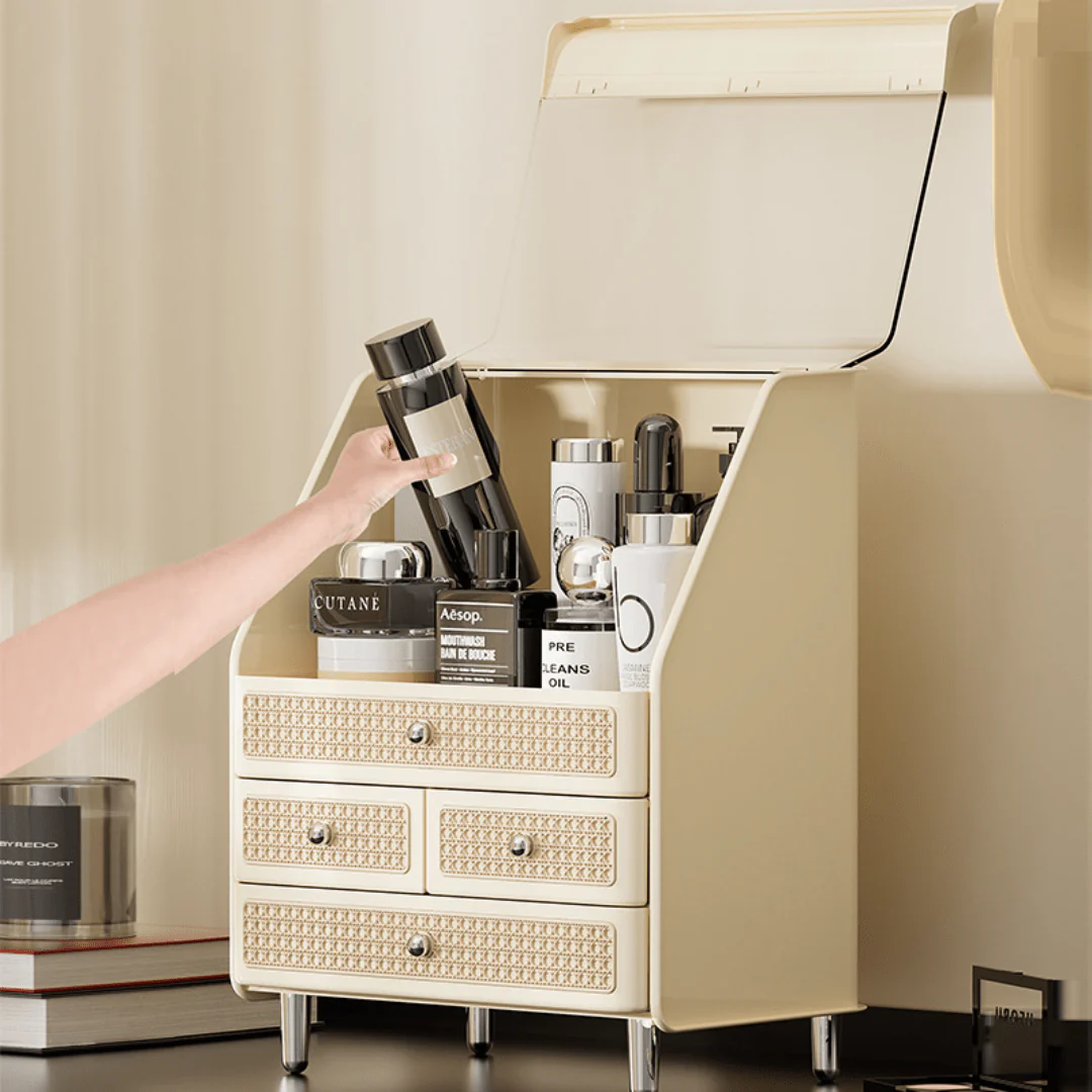 Multi-Layer Drawer Organizer Box for Cosmetics & Jewelry Storage - Image 4