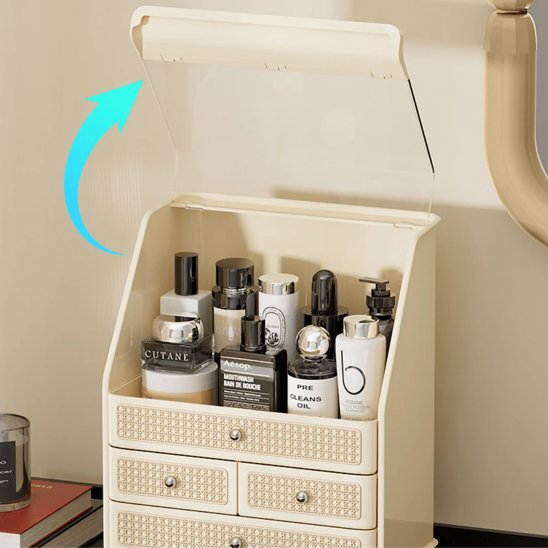 Multi-Layer Drawer Organizer Box for Cosmetics & Jewelry Storage - Image 5