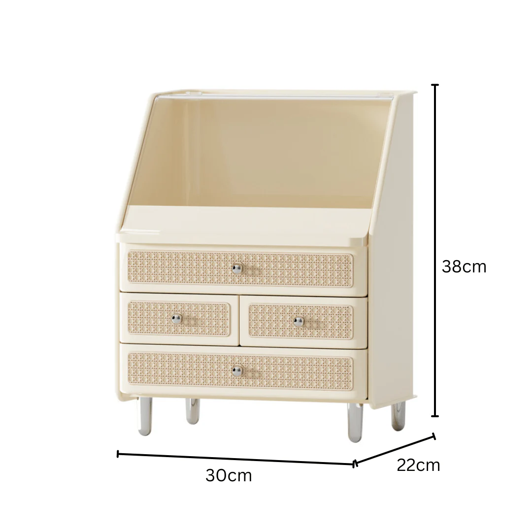 Multi-Layer Drawer Organizer Box for Cosmetics & Jewelry Storage - Image 7