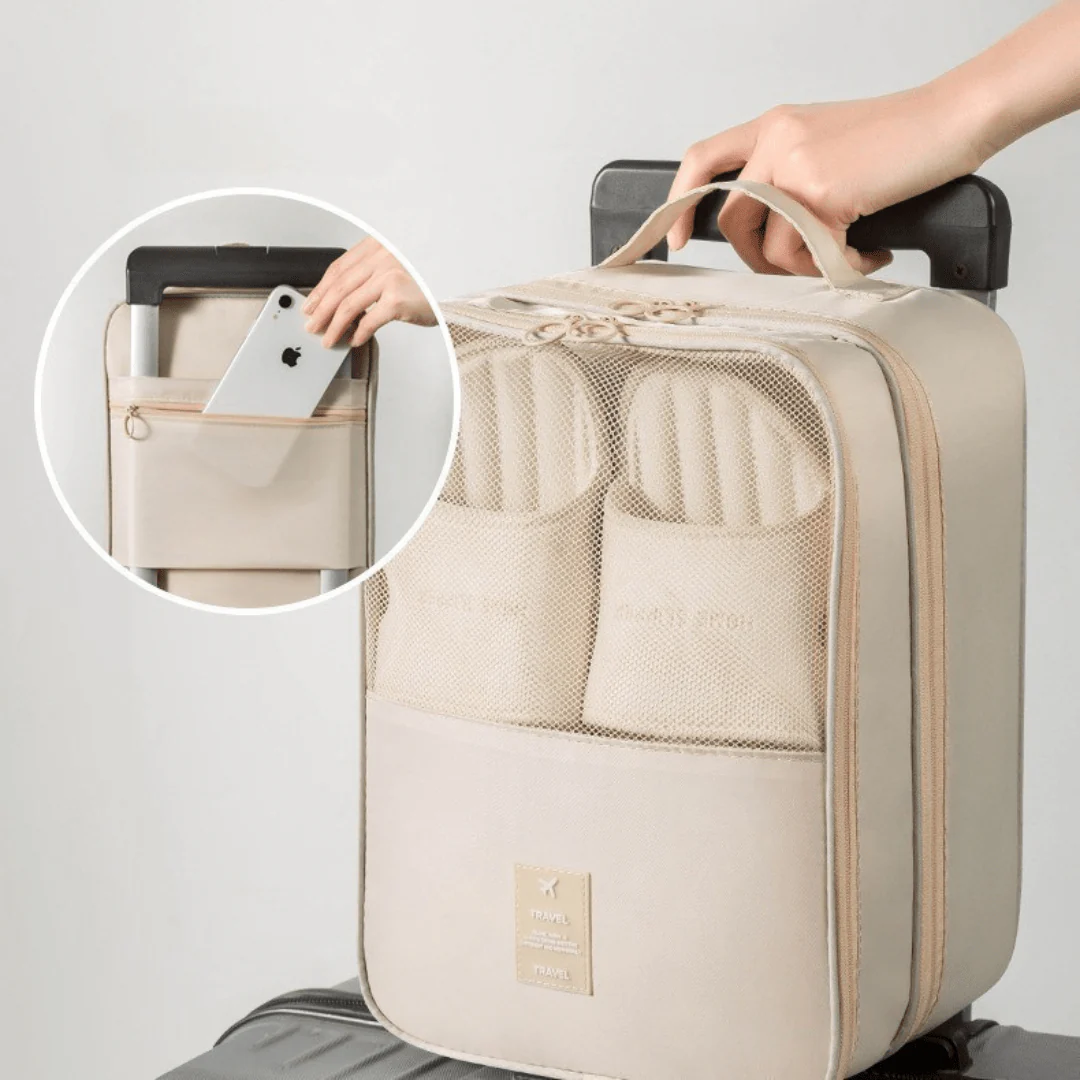 Multifunctional Oxford Cloth Travel Shoes Storage Bag - Image 4