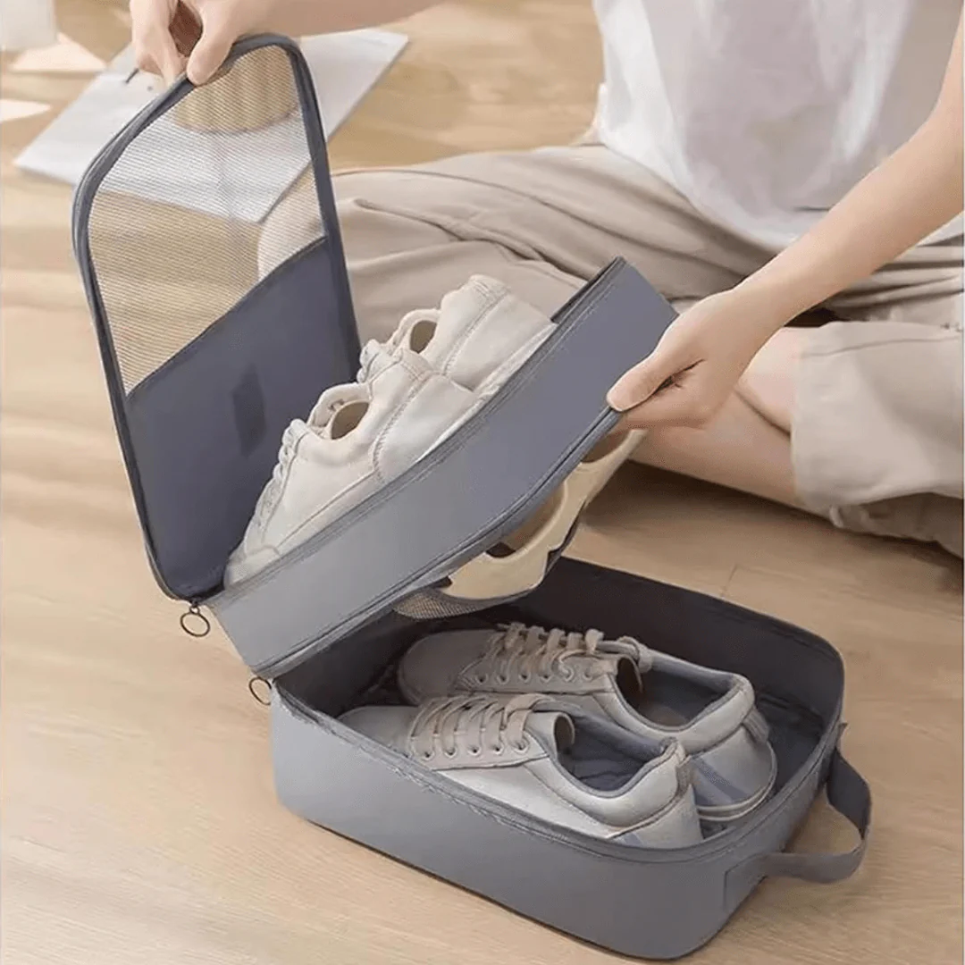 Multifunctional Oxford Cloth Travel Shoes Storage Bag - Image 6