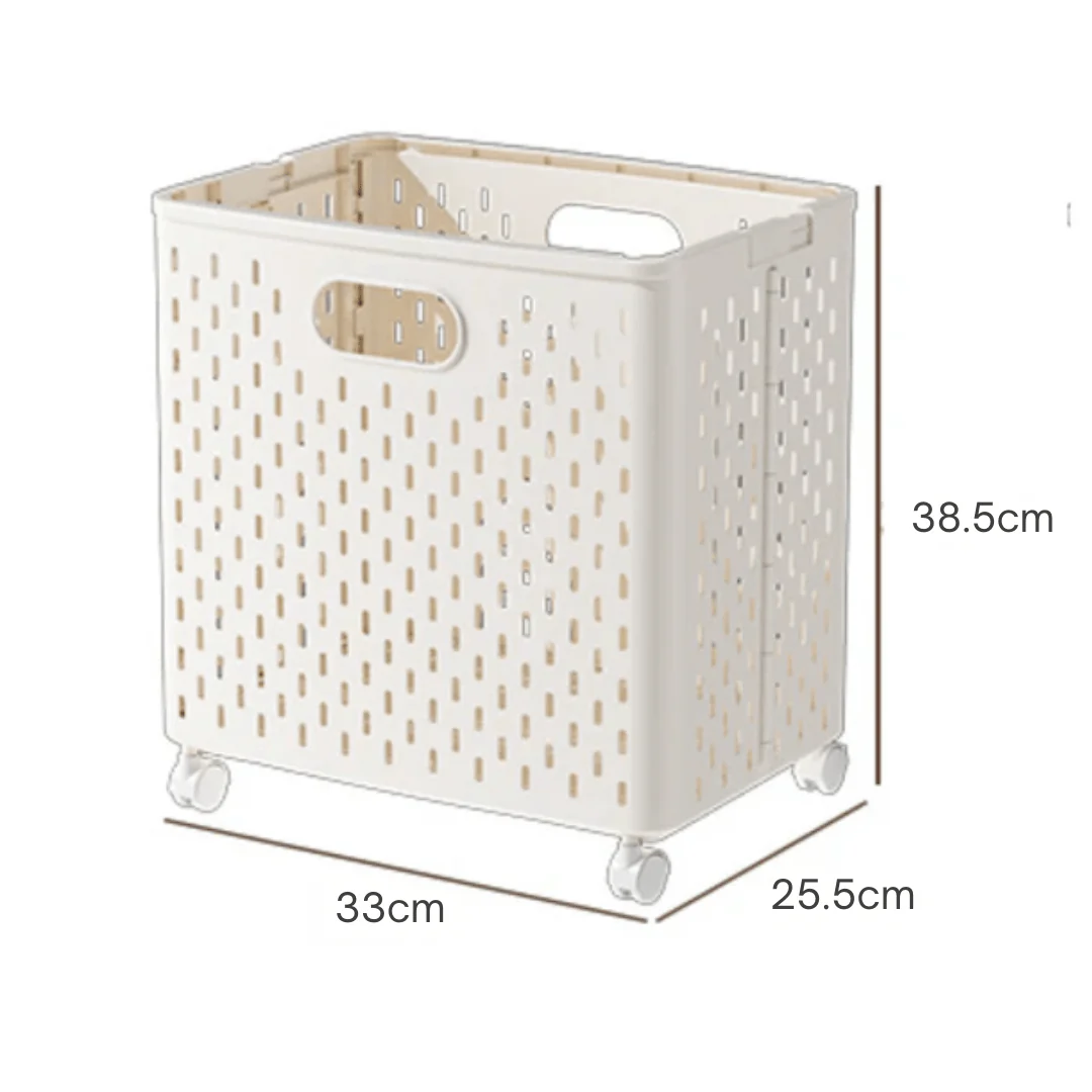 Multifunctional Plastic Foldable Large-Capacity Laundry & Storage Basket (36cm) - Image 6