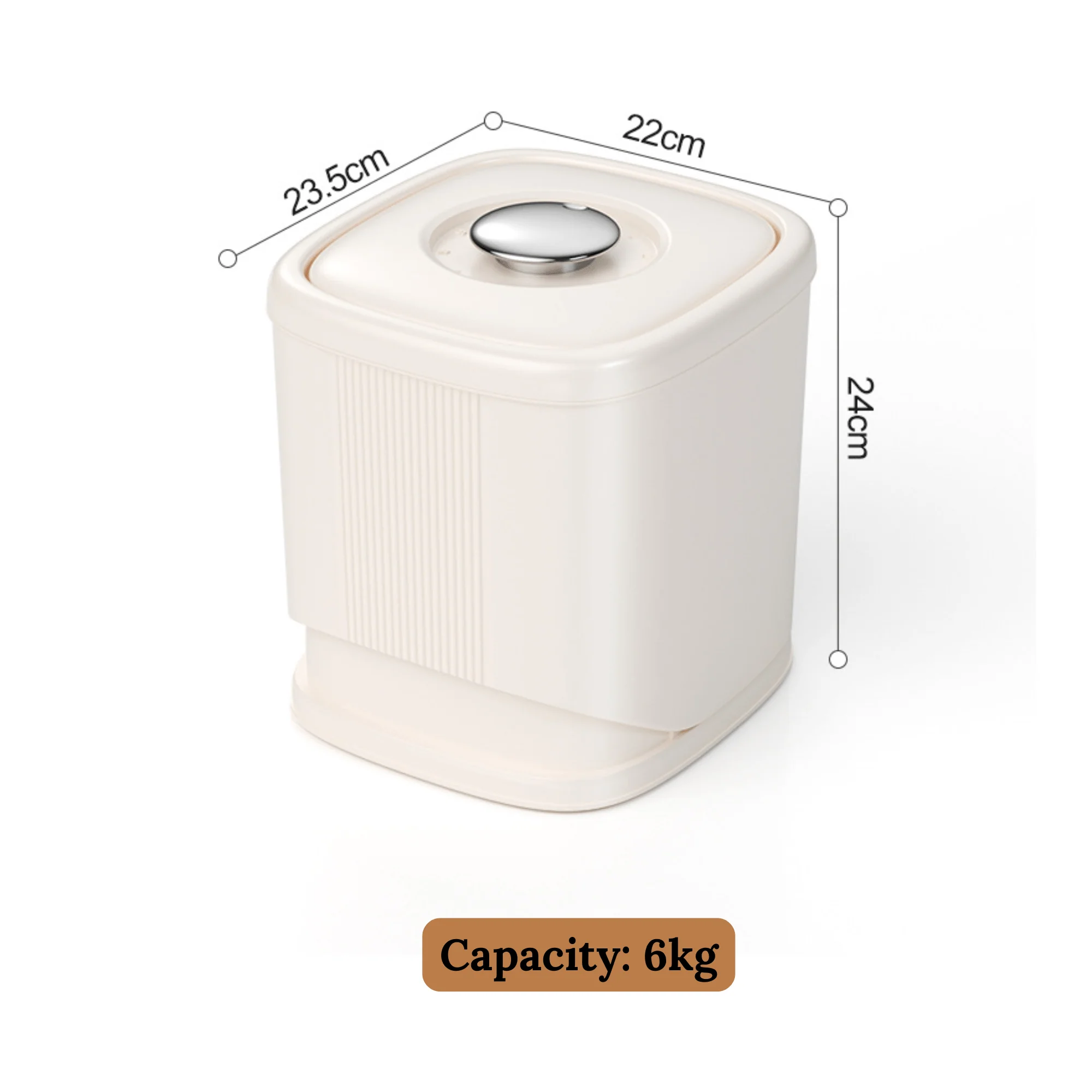 Multifunctional Plastic Moisture Proof Grain Storage Container(6Kg) - Image 8