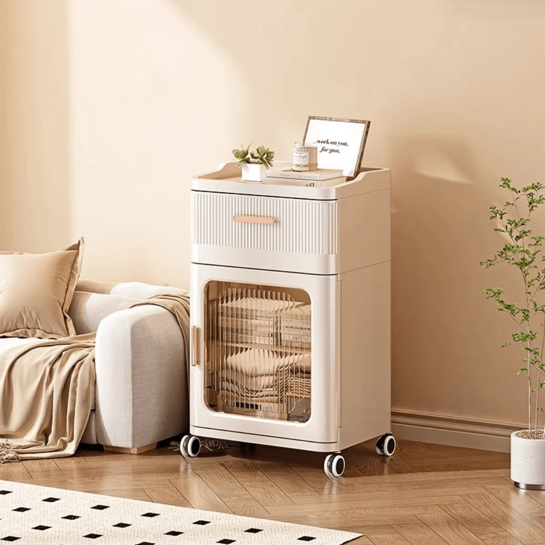 Multifunctional Plastic Movable Storage Cabinet(42cm) - Image 2