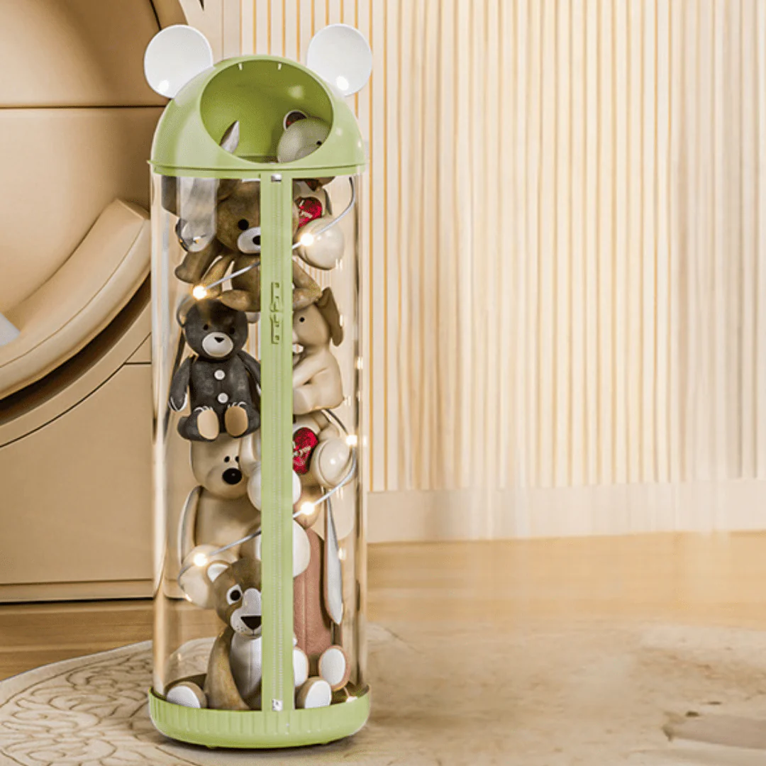 Multi-Functional Transparent Toys Storage Tube with Zipper(30cm) - Image 4