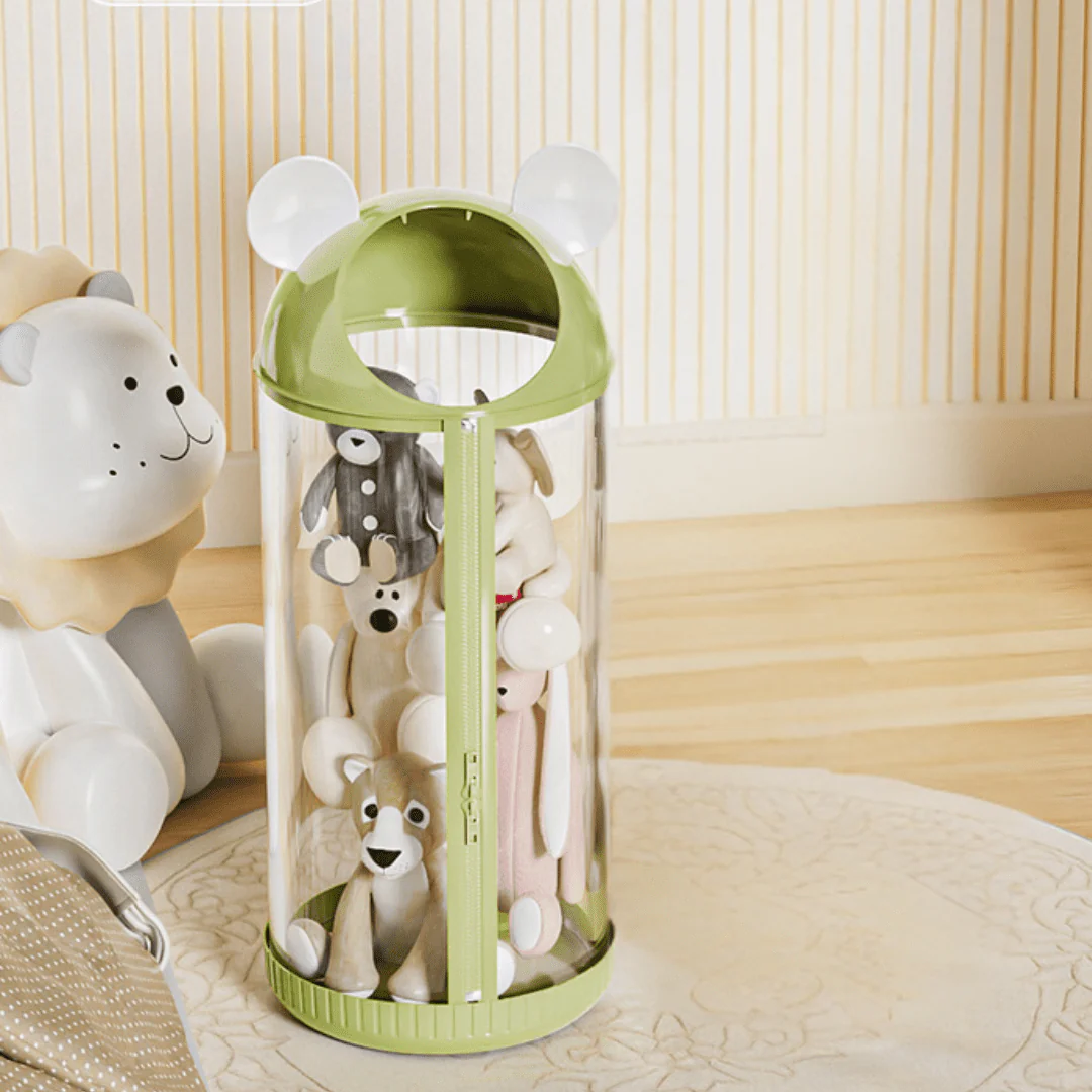 Multi-Functional Transparent Toys Storage Tube with Zipper(30cm) - Image 5