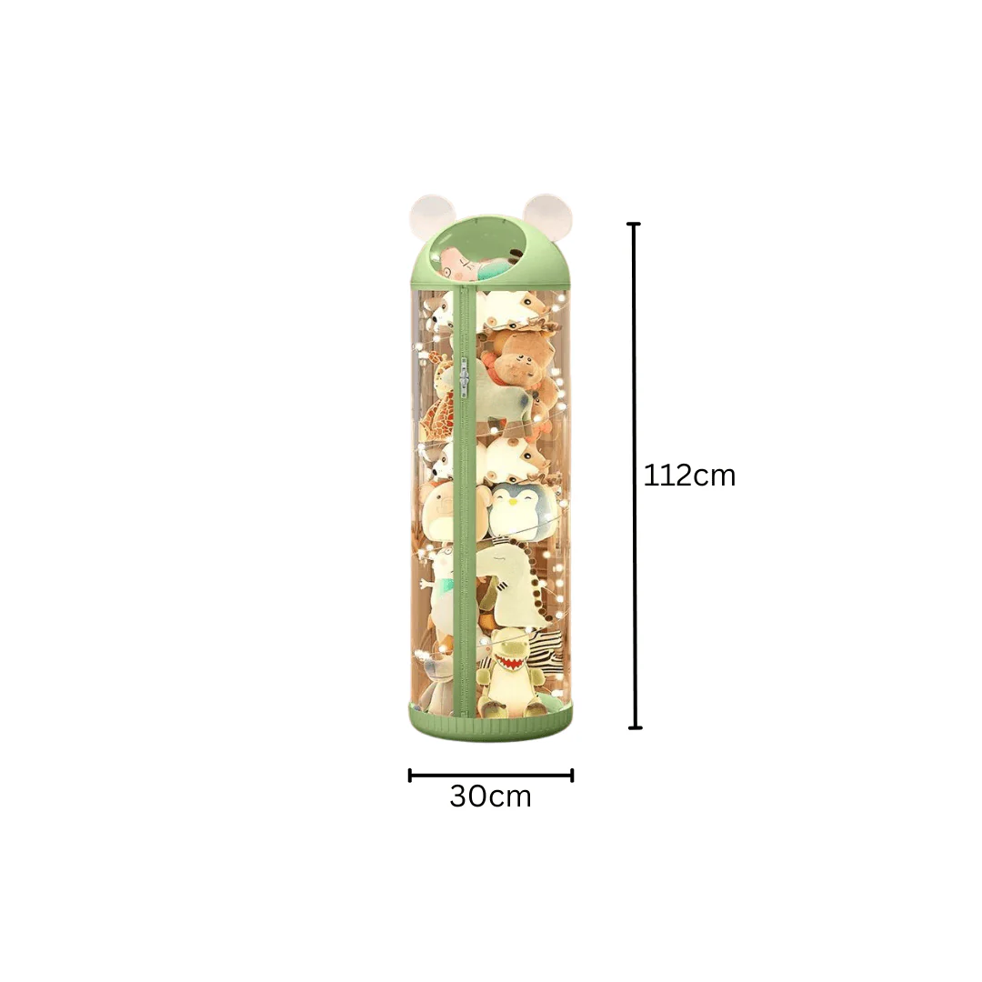 Multi-Functional Transparent Toys Storage Tube with Zipper(30cm) - Image 6