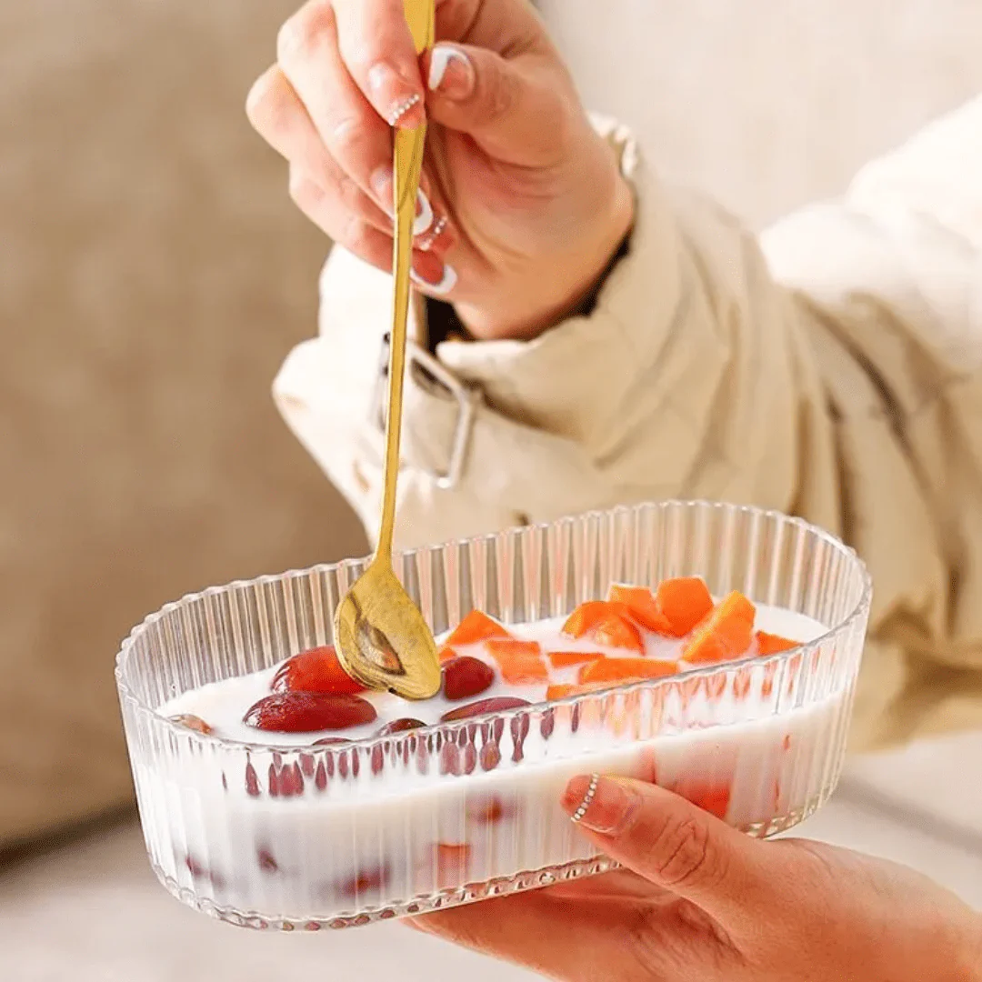 Multifunctional U-Shaped Vertical Stripe Snack Box - Image 2