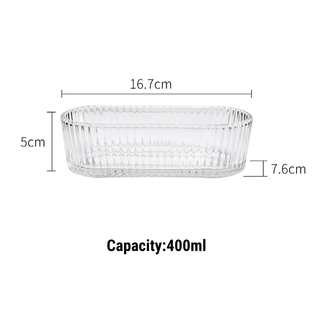 Multifunctional U-Shaped Vertical Stripe Snack Box - Image 9