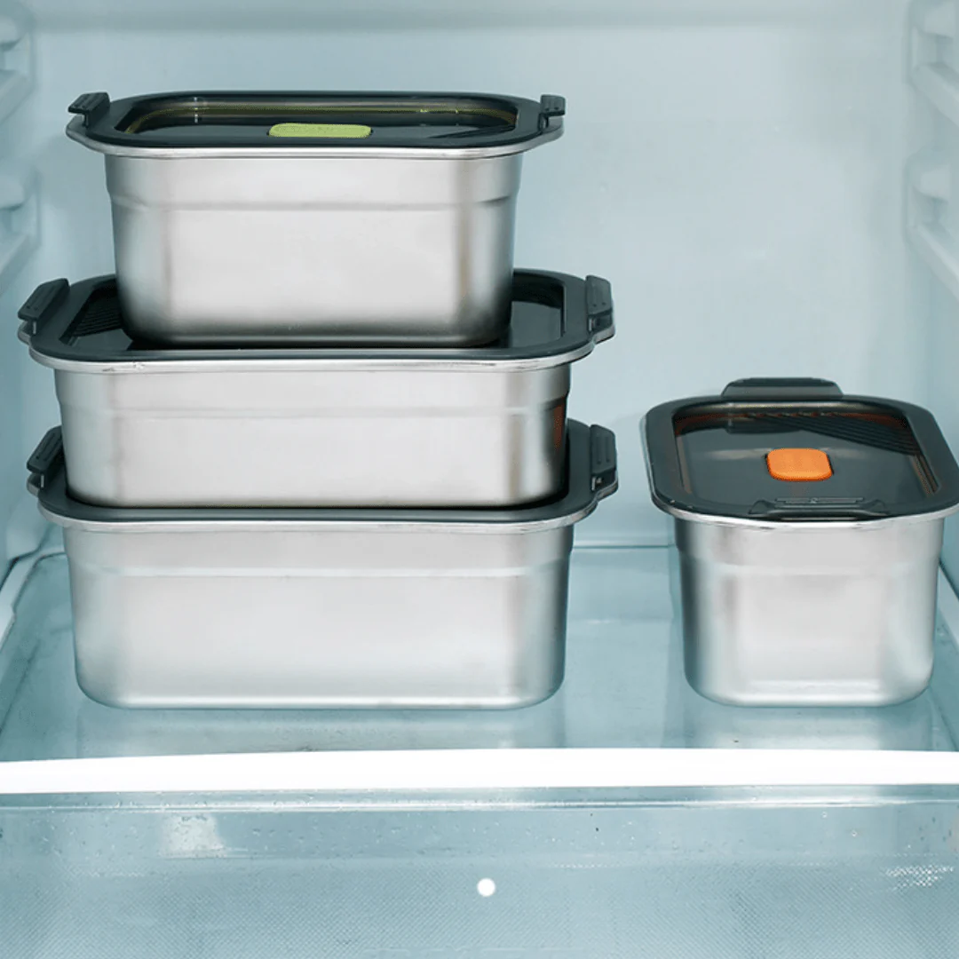 Multifunctional Vacuum-Sealed Stainless Steel Food Storage Container - Image 4