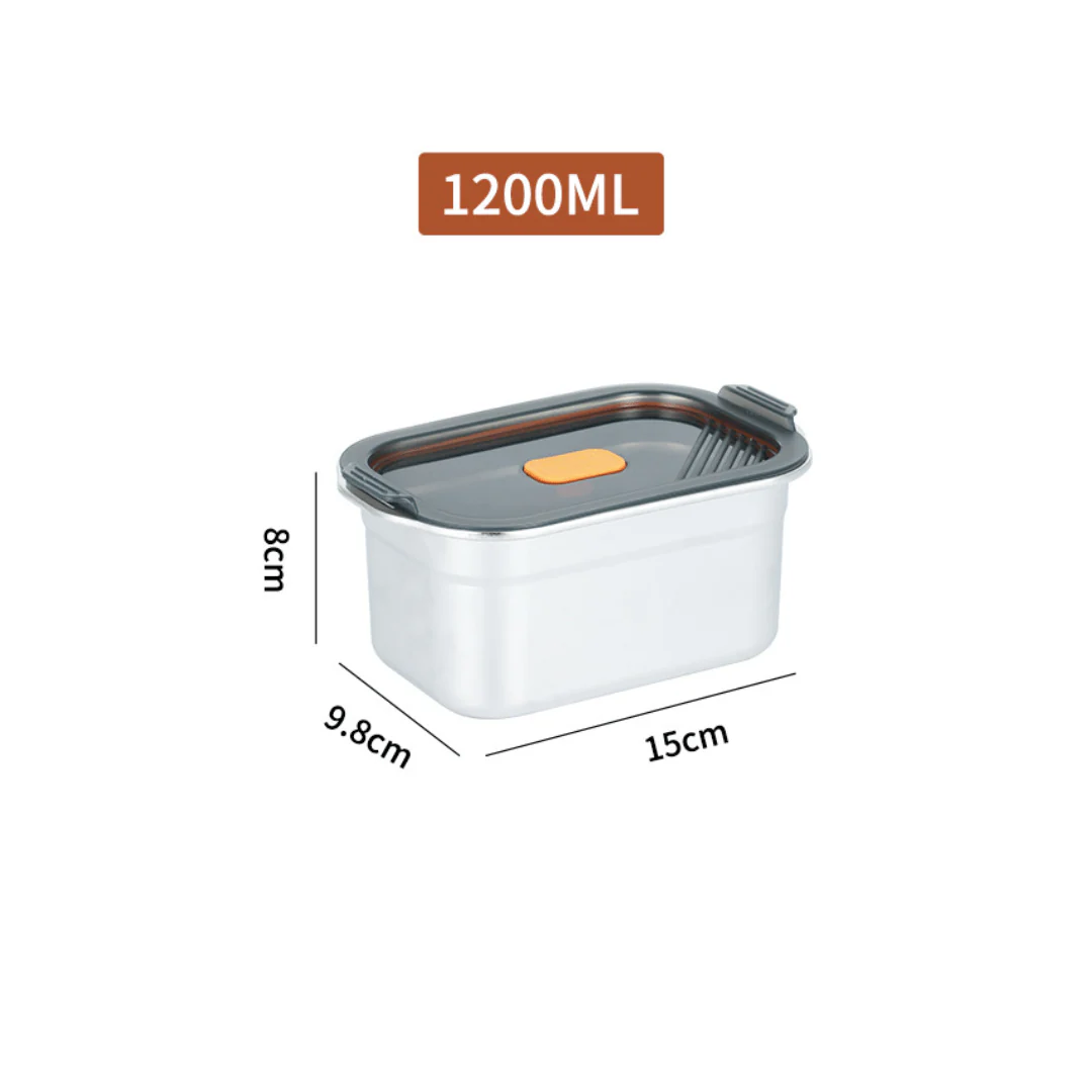 Multifunctional Vacuum-Sealed Stainless Steel Food Storage Container - Image 7