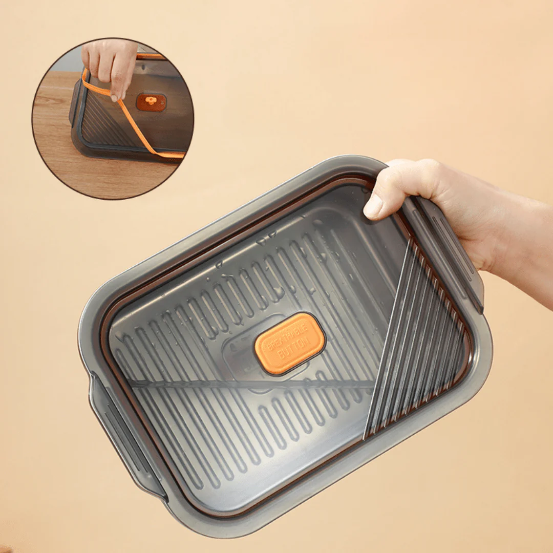 Multifunctional Vacuum-Sealed Stainless Steel Food Storage Container(2000ml) - Image 4