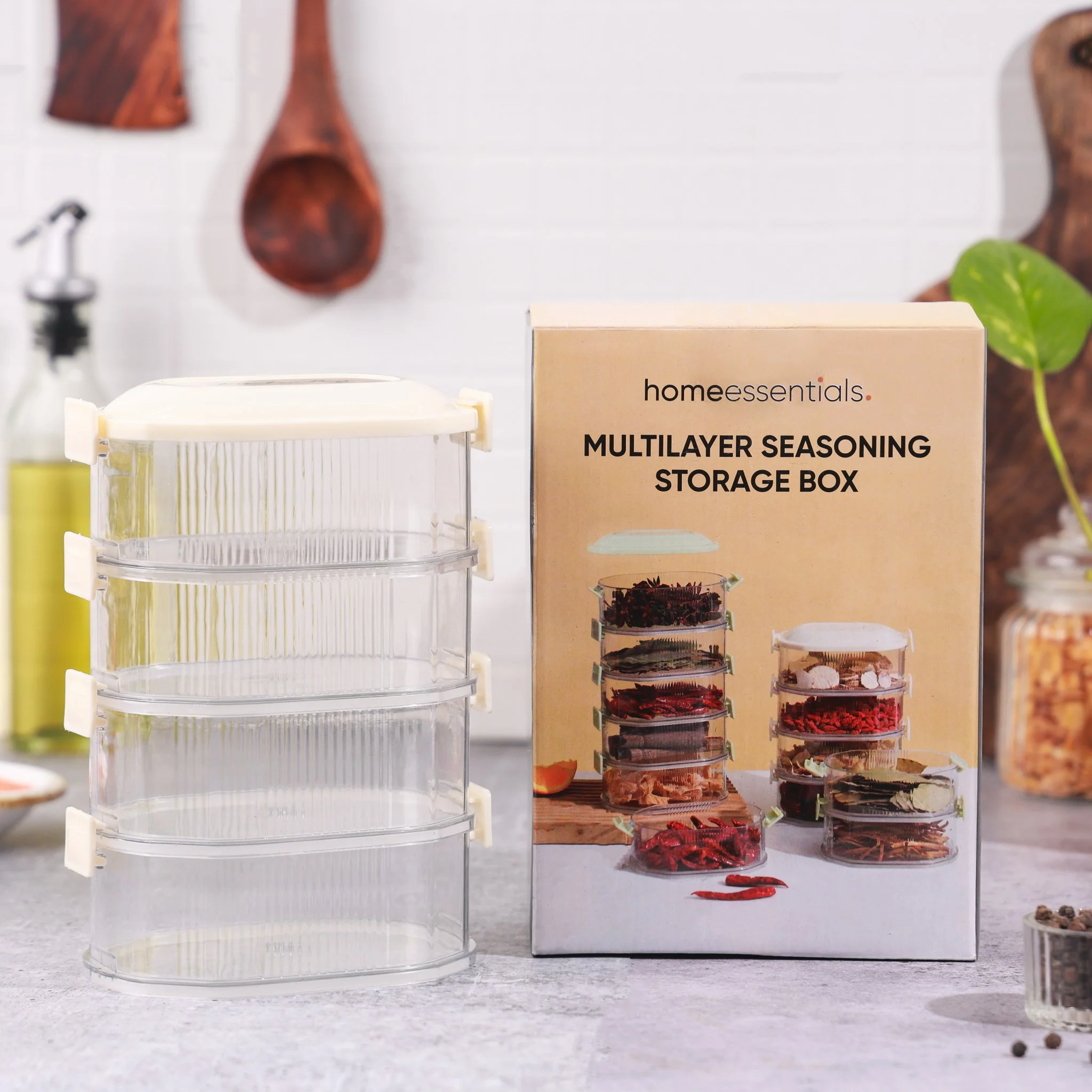 Multilayer Seasoning Storage Box - Image 8