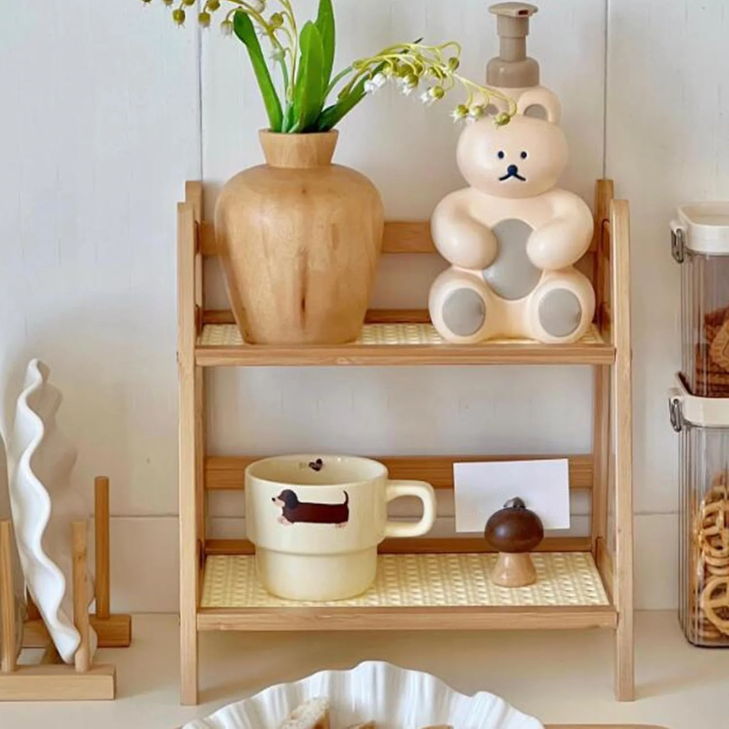 Multipurpose 2-Tier Countertop Storage Organizer (28cm) - Image 4