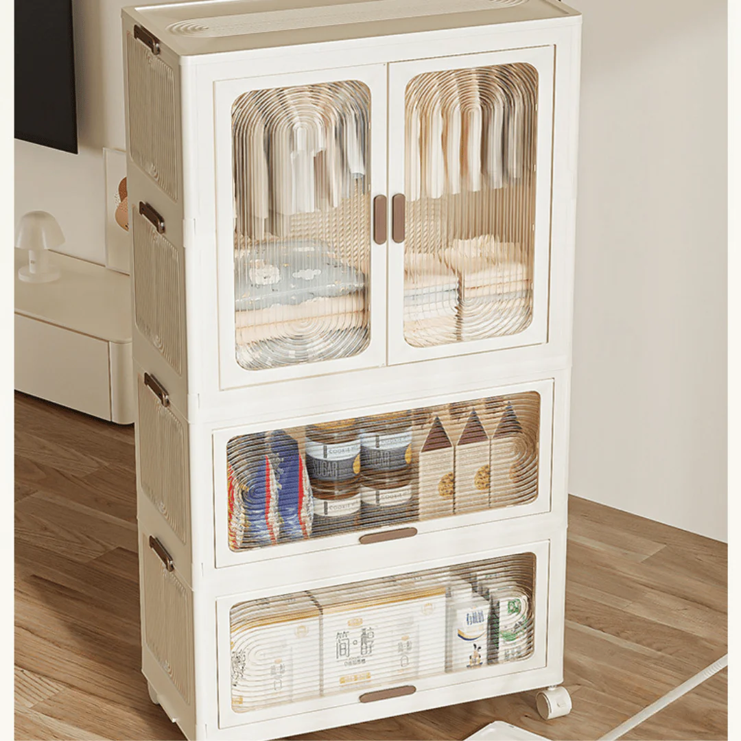 Multipurpose and Multi-Tier Foldable Plastic Storage Cabinet(70cm) - Image 5