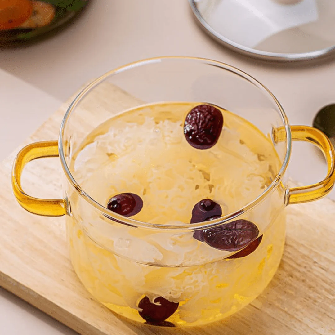 Multipurpose Borosilicate Glass Cooking Pot(1500ml) - Image 3