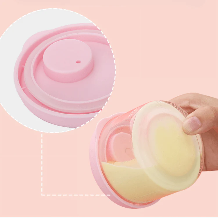 Multipurpose Borosilicate Glass Food Storage Bowl with Lid & Measurement Scale (150ml) - Image 5