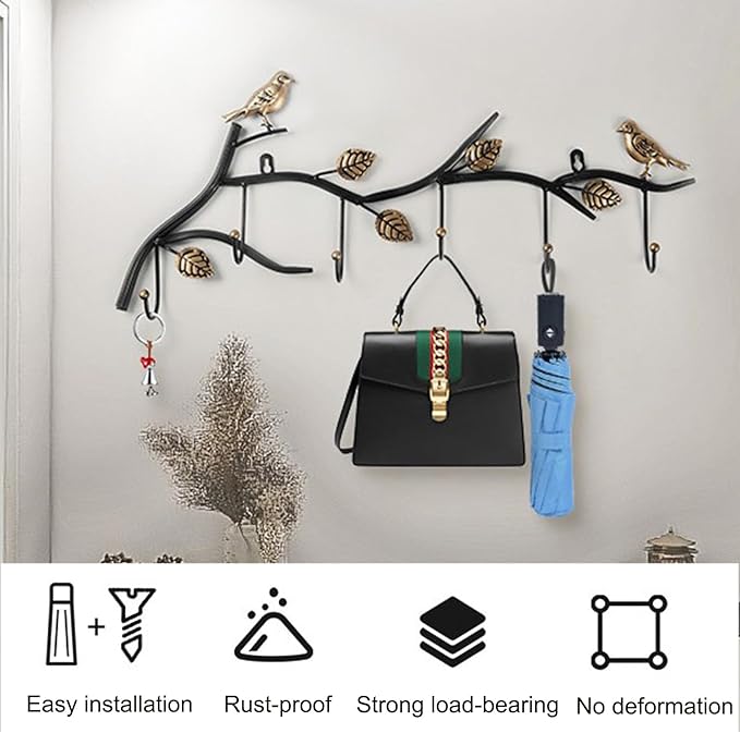Multipurpose Heavy Duty Wall Mounted Storage Hooks (70cm) - Image 5