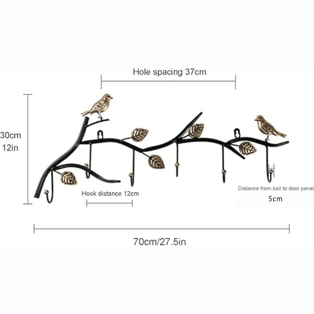 Multipurpose Heavy Duty Wall Mounted Storage Hooks (70cm) - Image 6