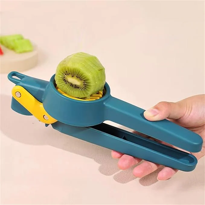 Multipurpose Manual Fruit and Vegetable Slicer with Stainless Blades - Image 2
