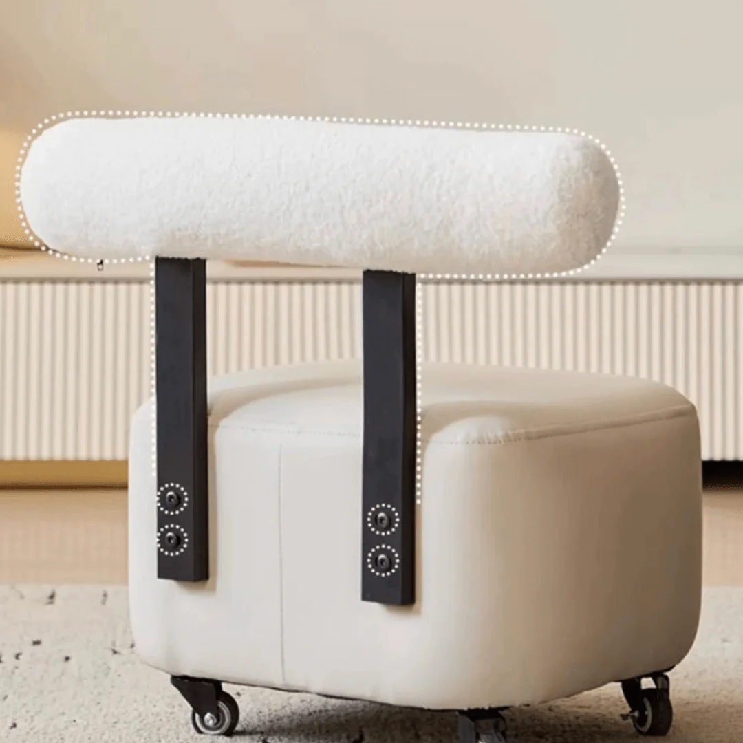 Multipurpose Movable Stool with Wheels - Image 4