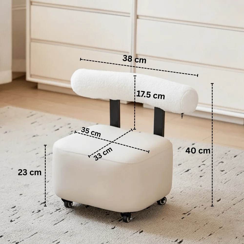 Multipurpose Movable Stool with Wheels - Image 8