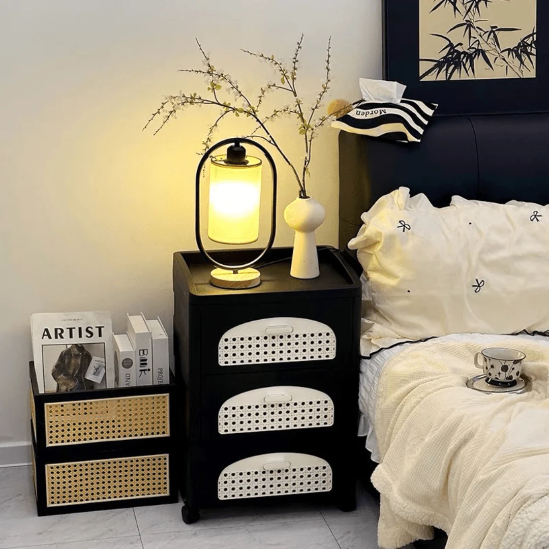 Multipurpose Movable Storage Drawer Cabinet With Wheels - Image 3