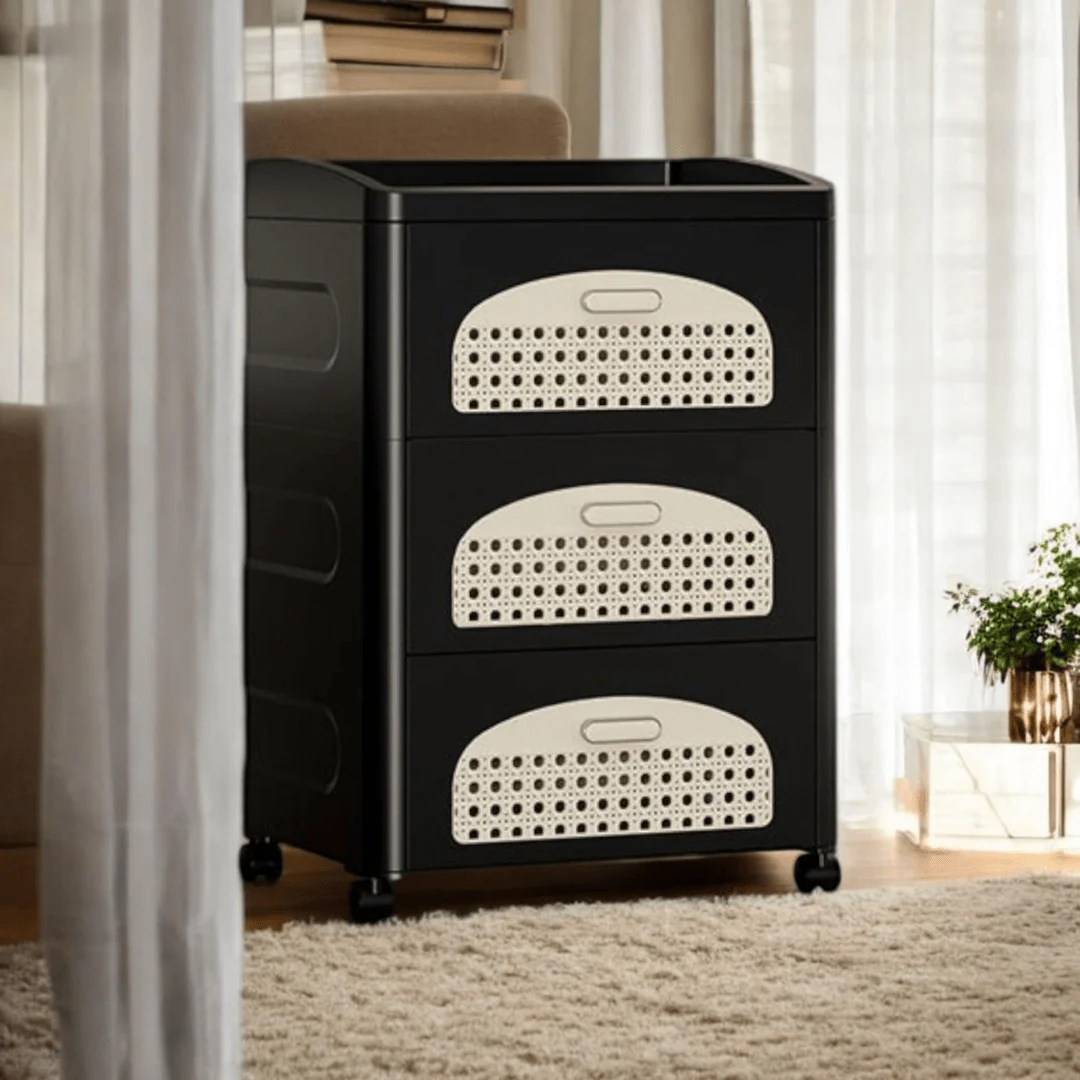 Multipurpose Movable Storage Drawer Cabinet With Wheels - Image 5