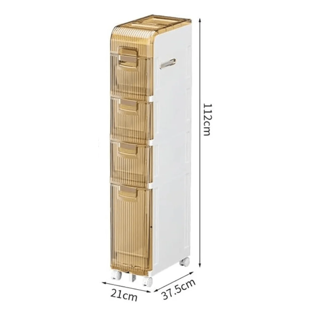Multipurpose Plastic Bathroom Storage Cabinet - Image 9