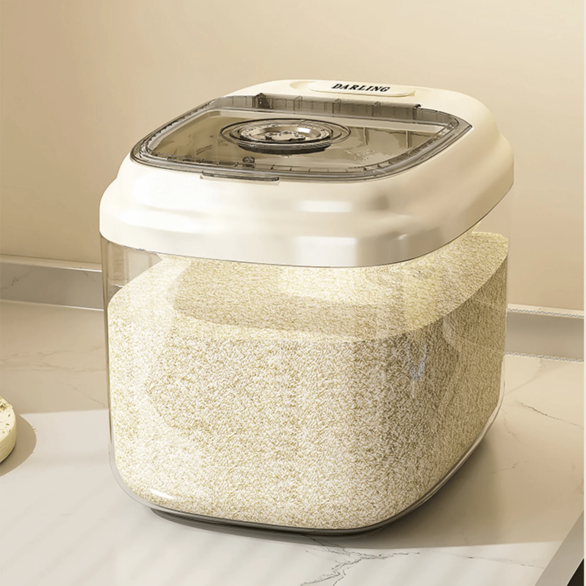 Multipurpose Rice Food Storage Container with Airtight Sealing Lid - Image 4