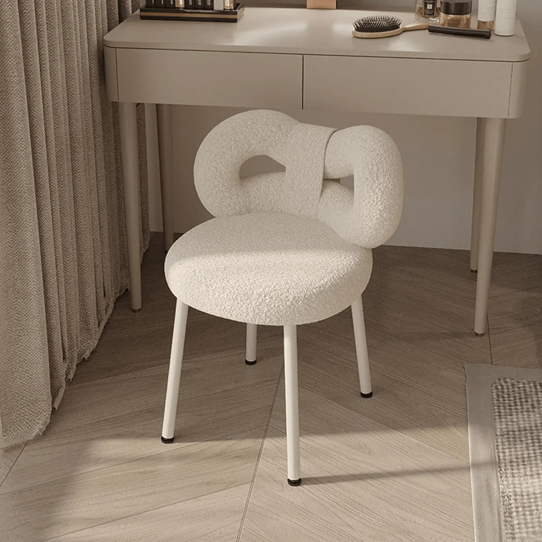 Multipurpose Soft Padded Chair with Bow Backrest - Image 5