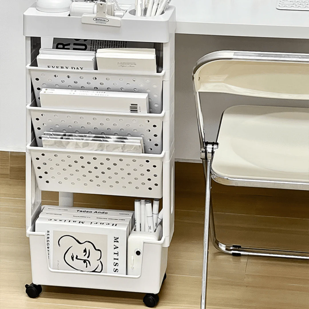 Multi-Purpose Space-Saving Dual Access Book & Stationery Organizer(78cm) - Image 4