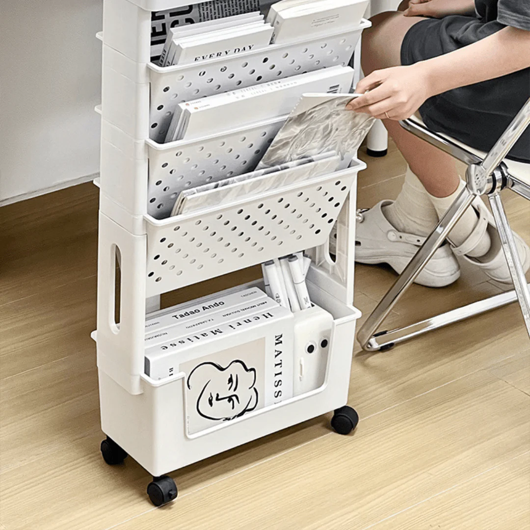 Multi-Purpose Space-Saving Dual Access Book & Stationery Organizer(78cm) - Image 5