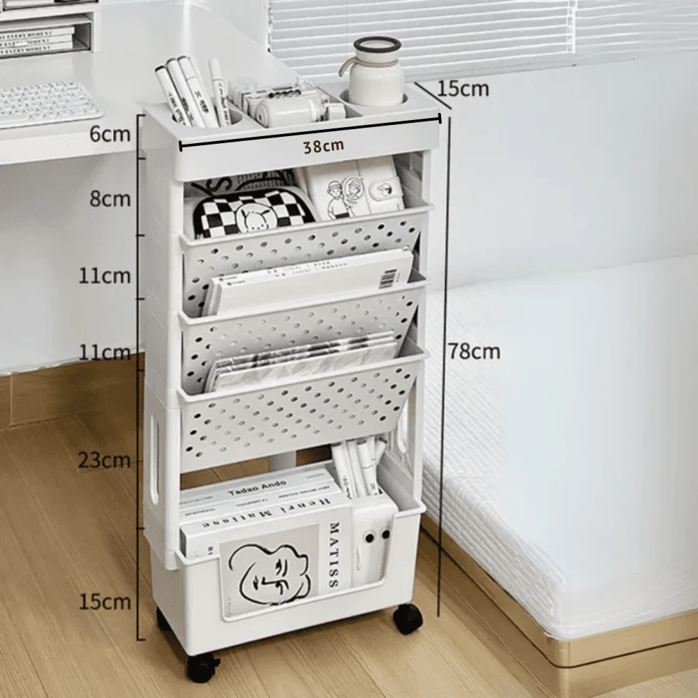 Multi-Purpose Space-Saving Dual Access Book & Stationery Organizer(78cm) - Image 8