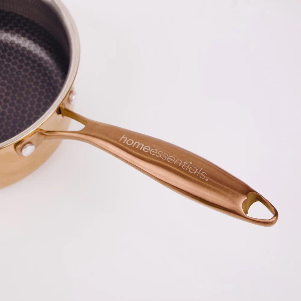 Multi-Purpose Copper Core Honeycomb Frying Pan With Lid (18cm) - Image 5
