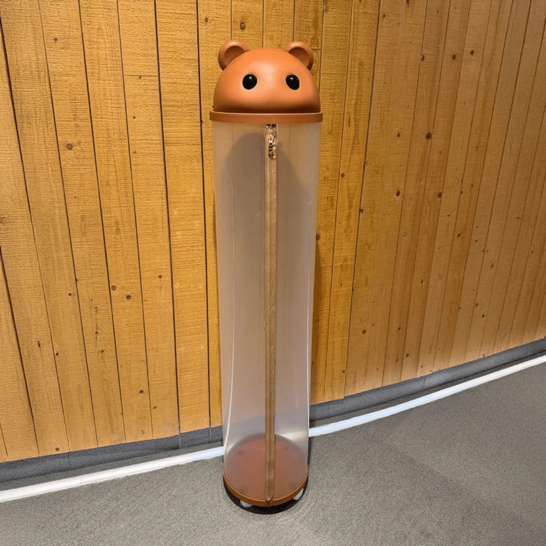 Multipurpose Transparent Plastic Storage Tube with Zipper(30cm) - Image 6